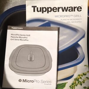 Tupperware MicroPro Series Grill in Blue and Gray